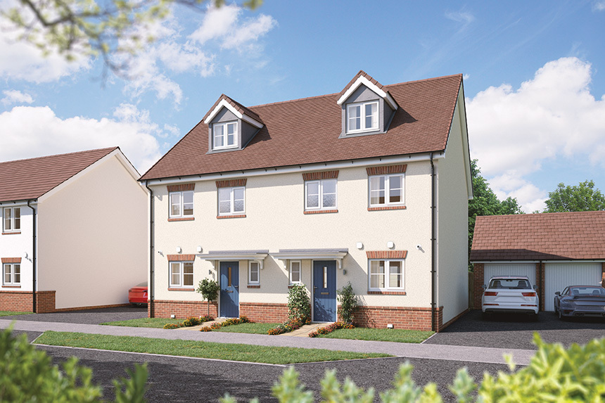 Home 112 The Aslin Knowle Gardens at Matford Brook New Homes For